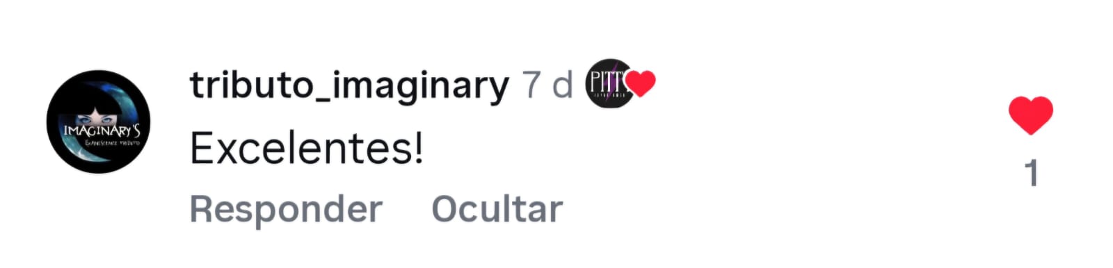 Comentário de tributo_imaginary: Excelentes!