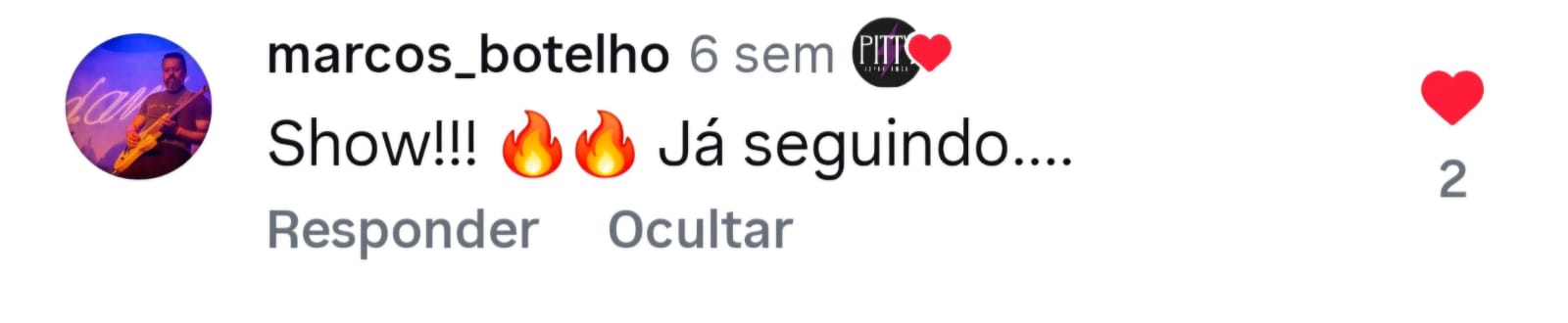 Comentário de marcos_botelho: Show!!! Já seguindo…